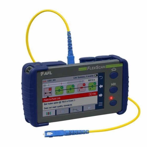 AFL FlexScan FS300-325 Basic Quad OTDR w/VFL OLS/OPM WiFi