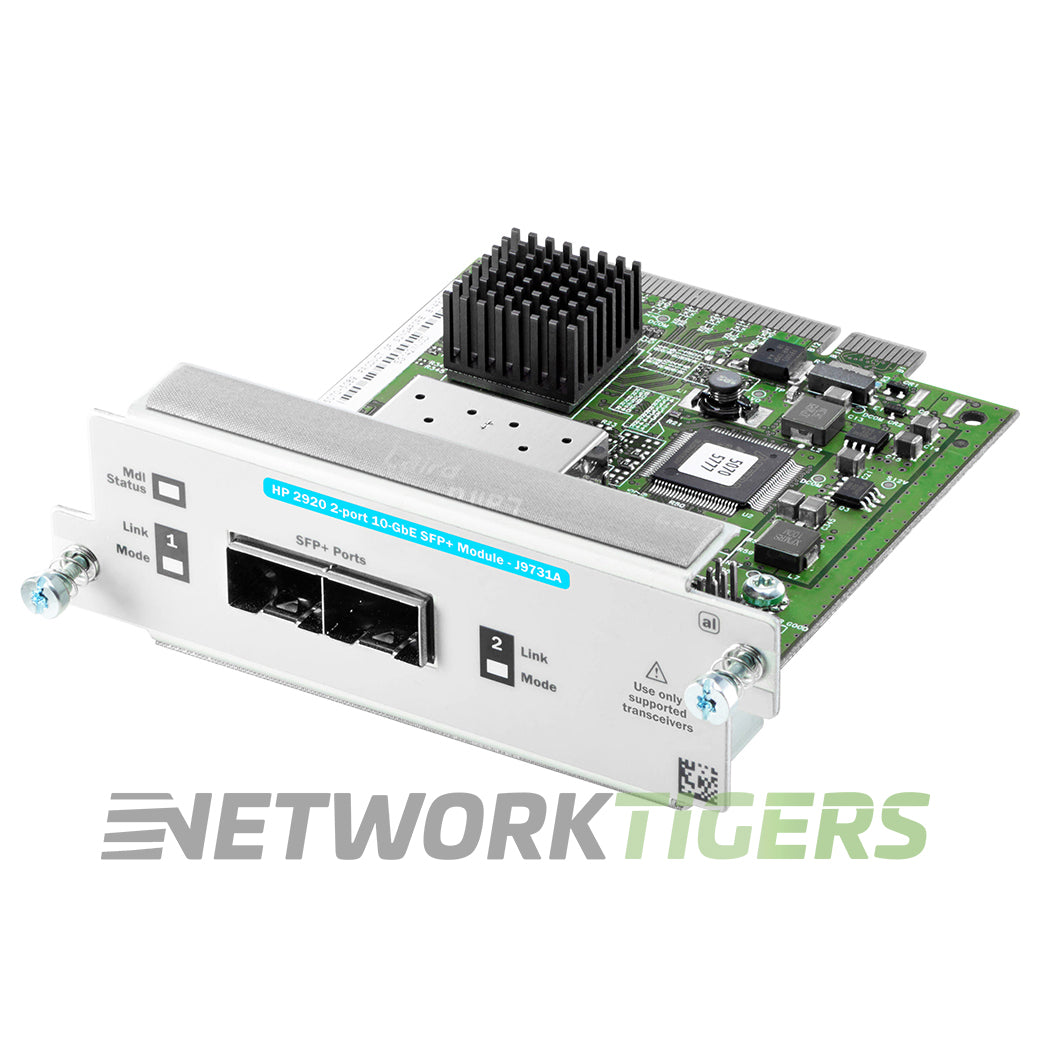 HPE Aruba J9731A 2920 Series 2x 10GB SFP+ Switch Module
