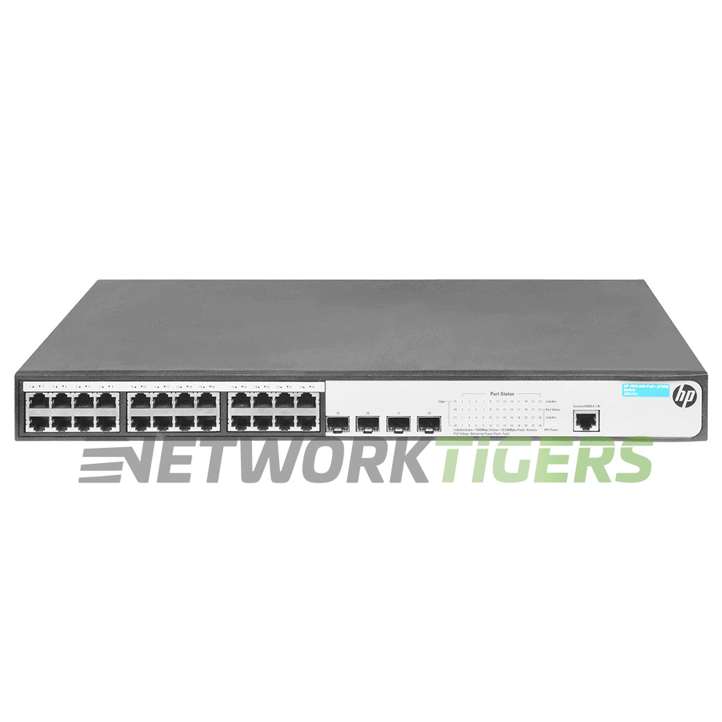 NEW HPE JG926A 1920-24G-PoE+ 1920 Series 24x 1GB PoE+ RJ45 4x 1GB SFP Switch
