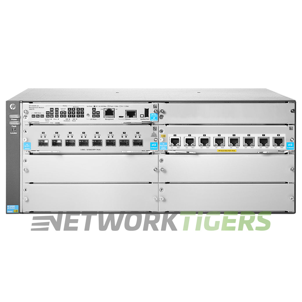 NEW HPE Aruba JL002A 8x 10GB PoE+ Copper 8x 10GB SFP+ 4x Free Mod Slot Switch