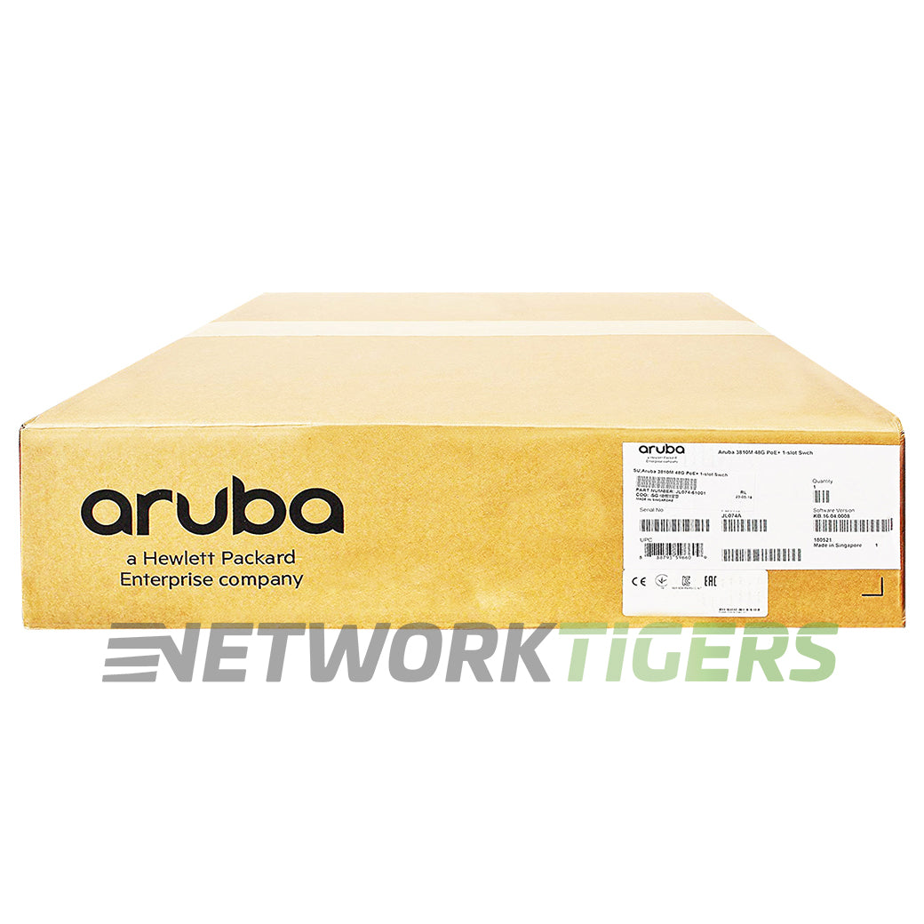 NEW HPE Aruba JL074A 48x 1GB PoE+ RJ45 1x Expansion Module Slot Switch