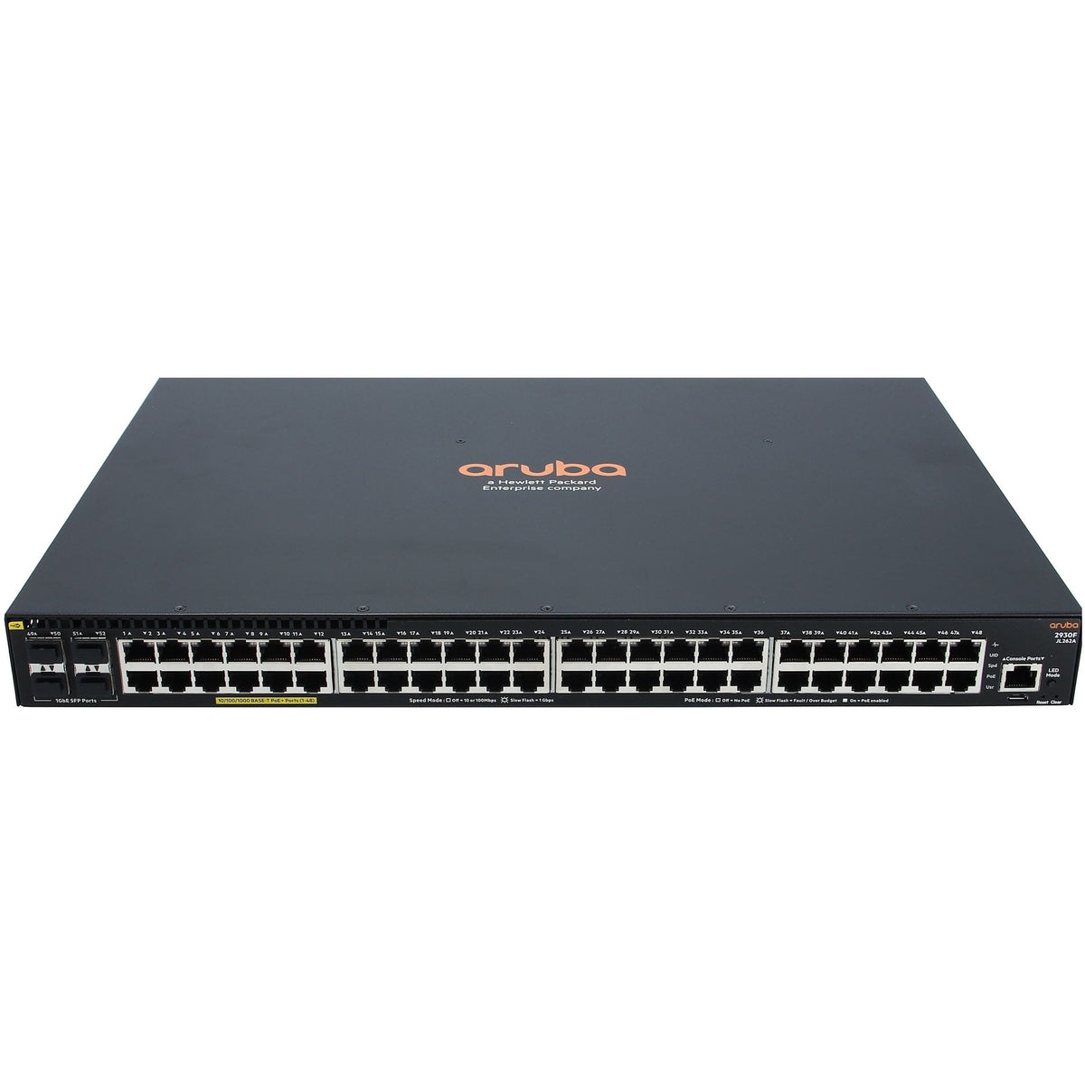 HP Aruba 2930F 24 Port PoE+ 4 SFP Switch #ABA - JL262A New