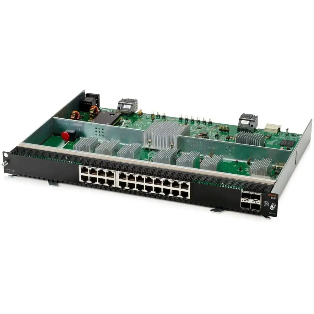 HPE Aruba 6400 24-Port 10GBASE-T & 4-Port SFP56 Expansion Module R0X42A - New