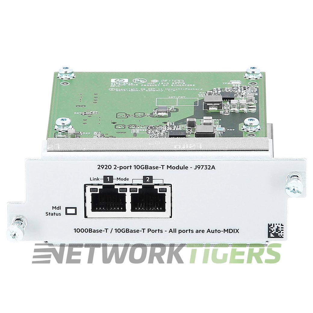 NEW HPE Aruba J9732AS 2920 Series 2x 10GB Copper Switch Module