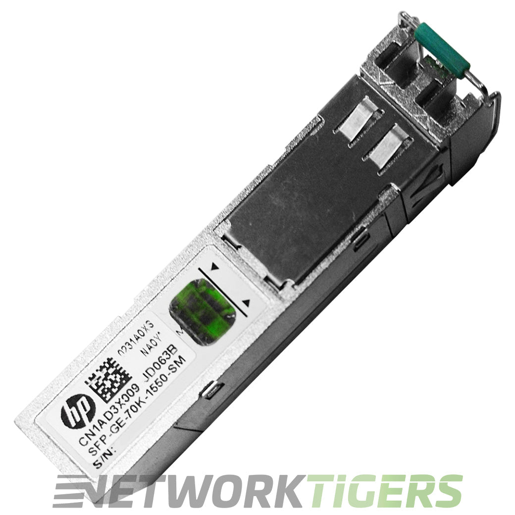 NEW HPE JD063B 1GB BASE-LH70 1550nm SMF LC SFP Transceiver