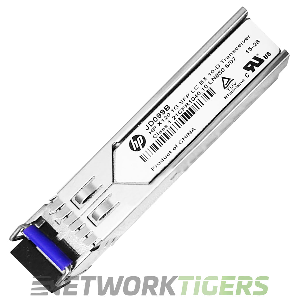 NEW HPE JD099B 1GB BASE-BX10-U 1310nm/1490nm BiDi SMF LC SFP Transceiver