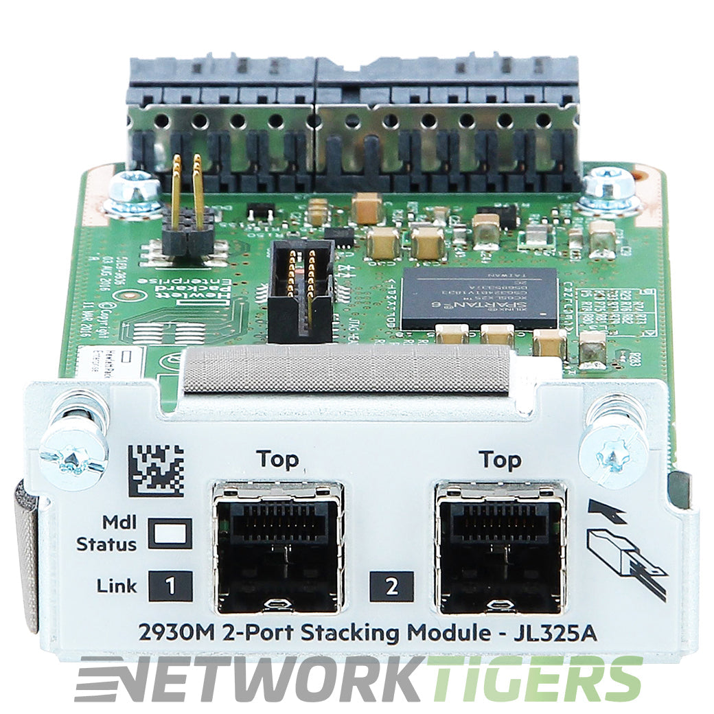 NEW HPE Aruba JL325A 2930M Series 2x Stacking Port Switch Module
