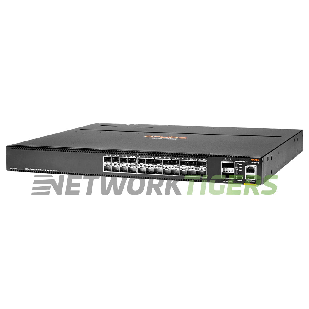 HPE JL722C Aruba CX 8360 v2 Series 24x 10GB SFP+ 2x 100GB QSFP28 Switch