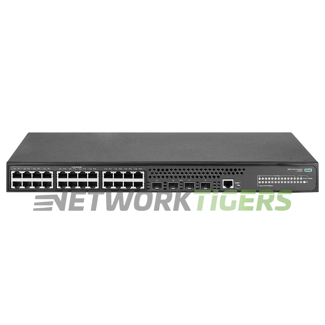 HPE JL828A FlexNetwork 5140 EI Series 24x 1GB RJ45 4x 10GB SFP+ Switch