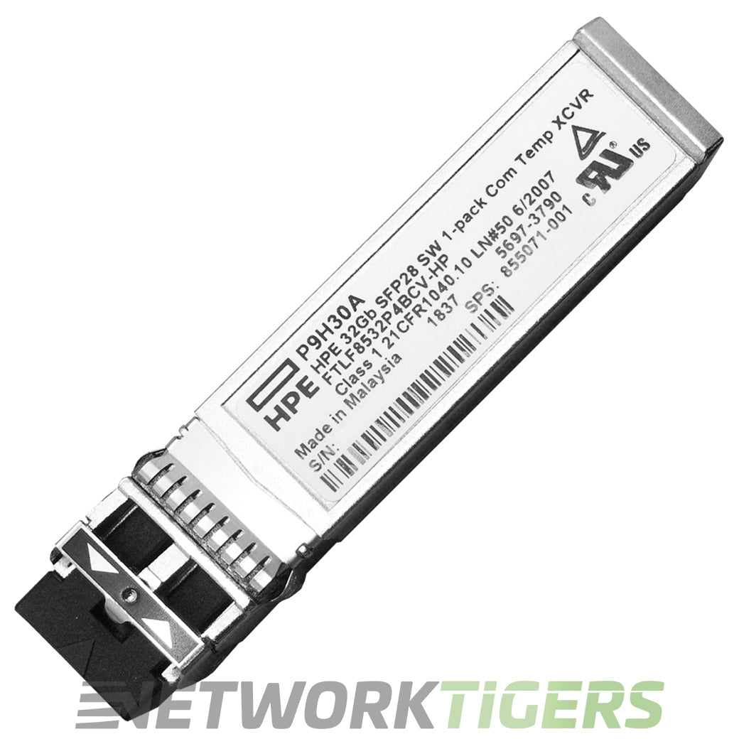 HPE P9H30A 32GB Fibre Channel SFP+ Transceiver