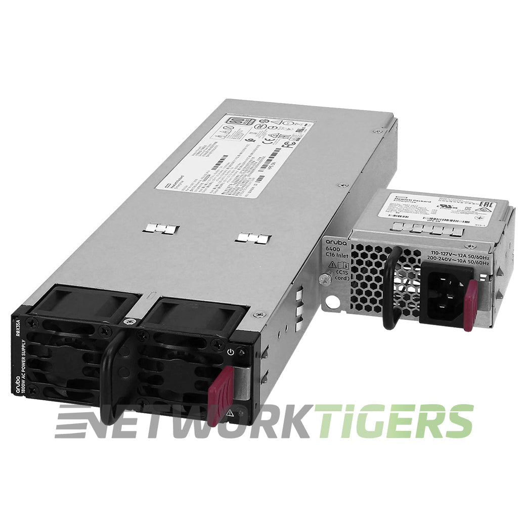 NEW HPE Aruba R0X35A CX 6400 1800W AC Switch Power Supply w/C16 Inlet Accessory