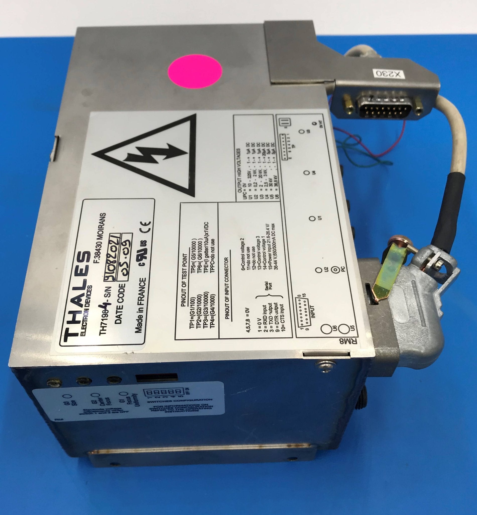 HV II POWER SUPPLY (TH7198-4) Thales