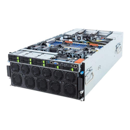Gigabyte G593-SD2-AAX1 (5U, AIR), NVIDIA HGX H100 8-WAY, 2 x Intel Xeon Platinum 8468, 32 x 64GB RAM, 2 x 960GB SSD, 2 x 3.84TB SSD - NEW - 3 YEAR WARRANTY