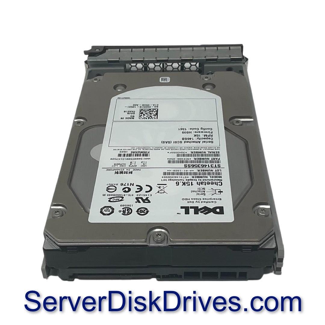 XX518 Dell 146GB 15K 3Gb/s 16MB 3.5" SAS Hard Drive ST3146356SS