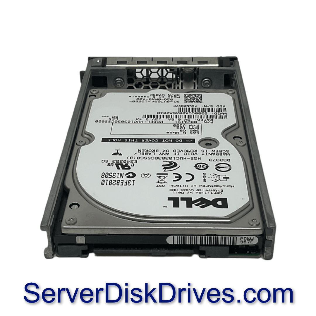 HUC103030CSSS600 Dell U709K 300GB 10K 6G SAS 2.5" Drive