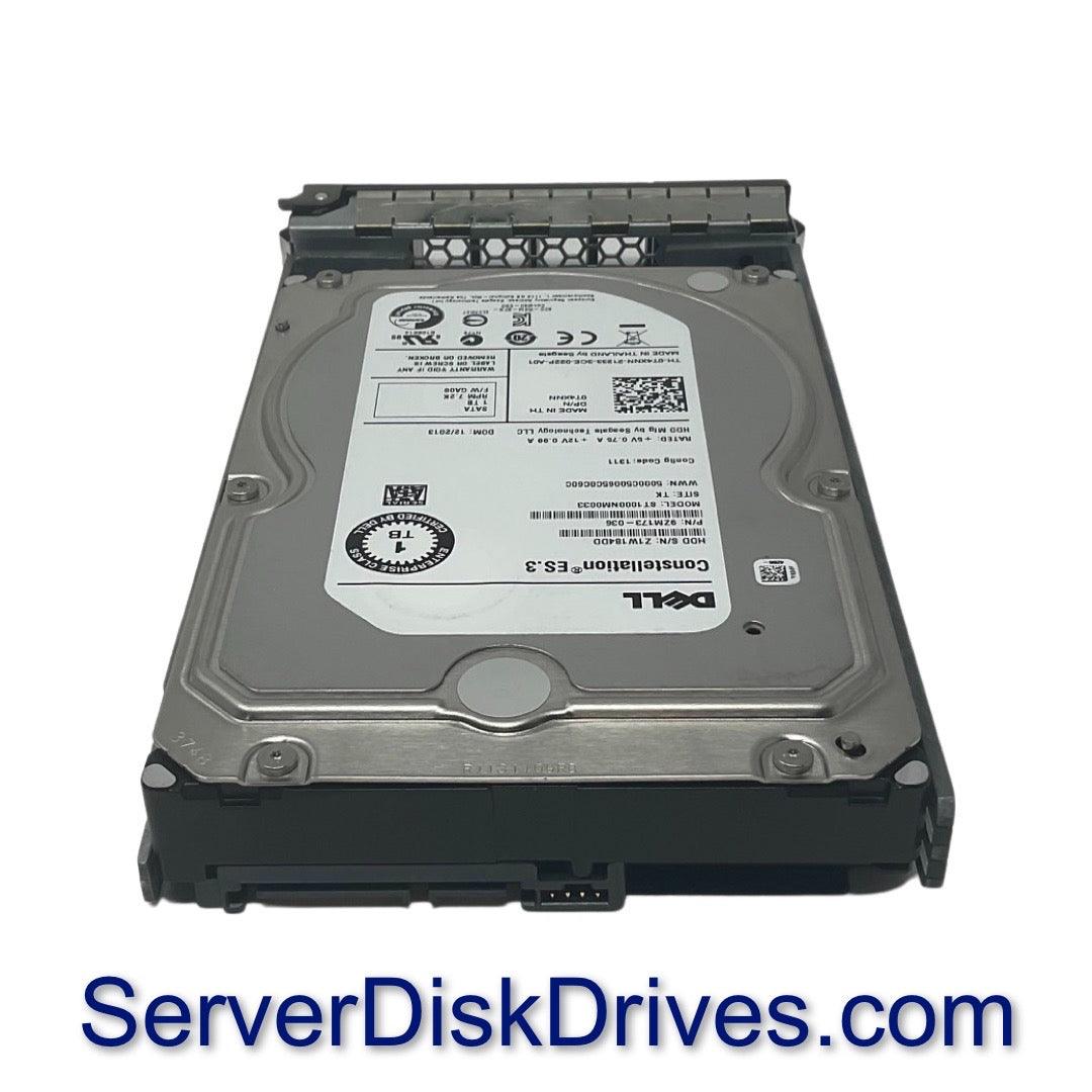 DELL T4XNN 1TB 7.2K 6G 128MB 3.5" SATA Hard Drive ST1000NM0033