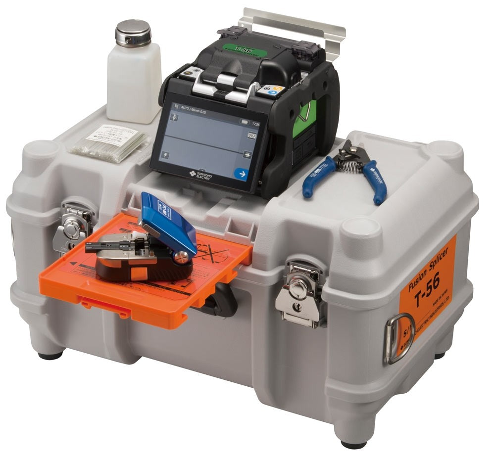 Sumitomo Type-56 Fusion Splicer Kit with Cleaver, Stripper, & Sleeve