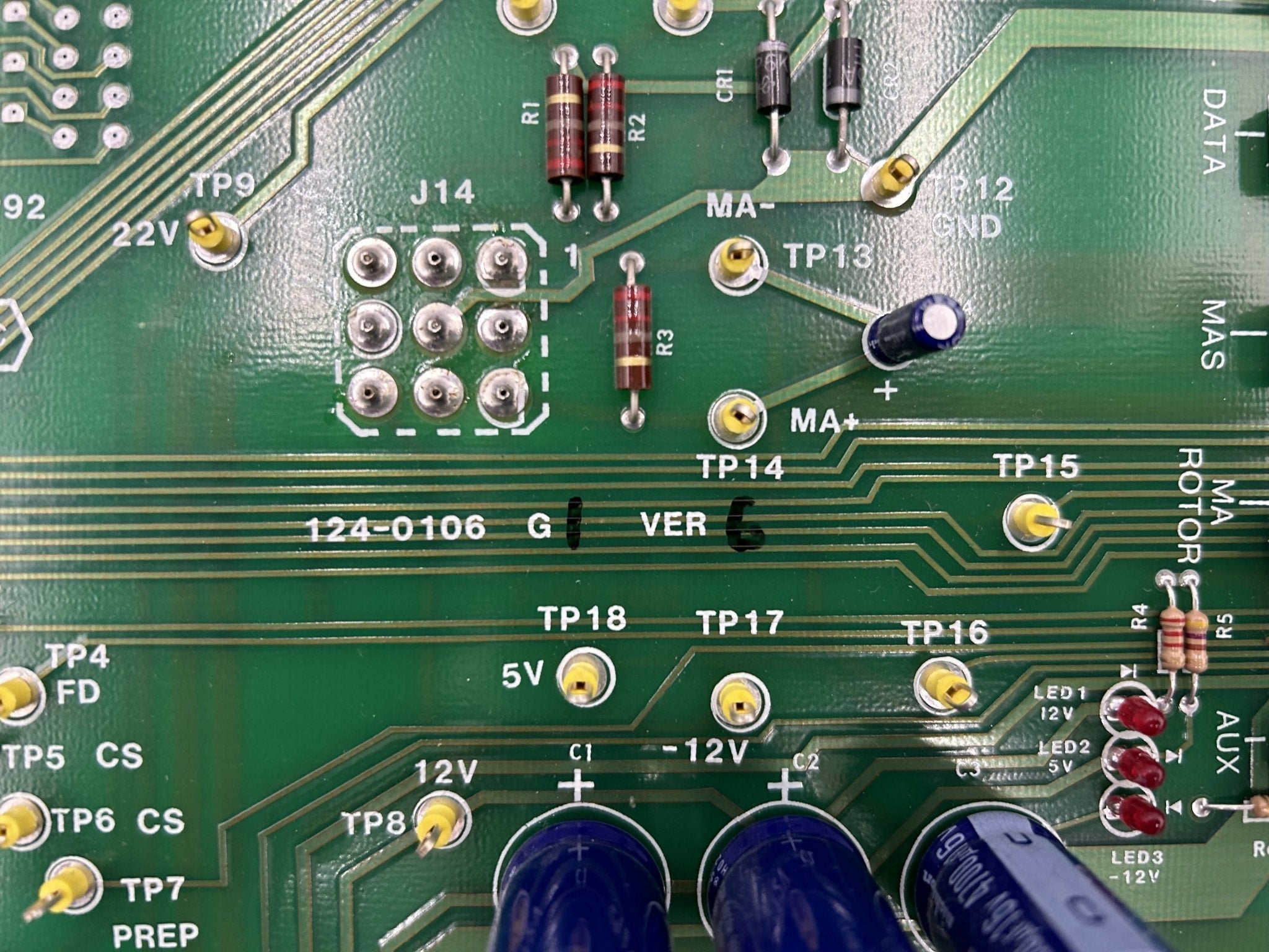 INTERFACE CONTROLLER BOARD (124-0106 G1 Ver6) Gendex