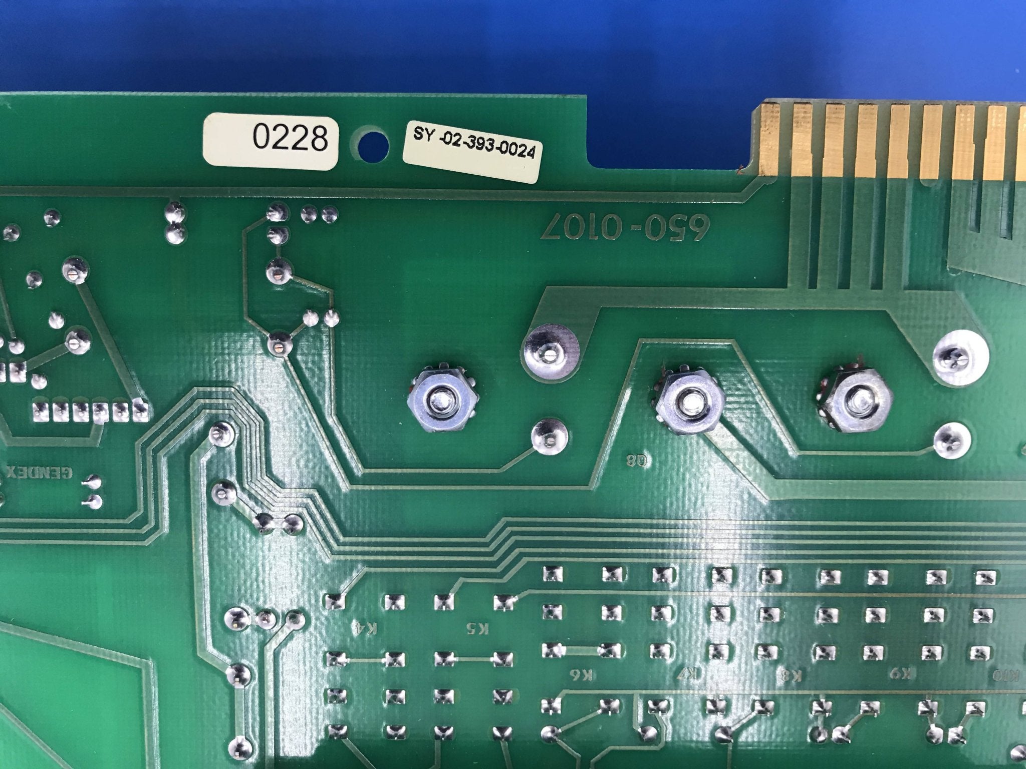 I/O Board (124-0107 G1 Rev 7) Gendex/Del Medical