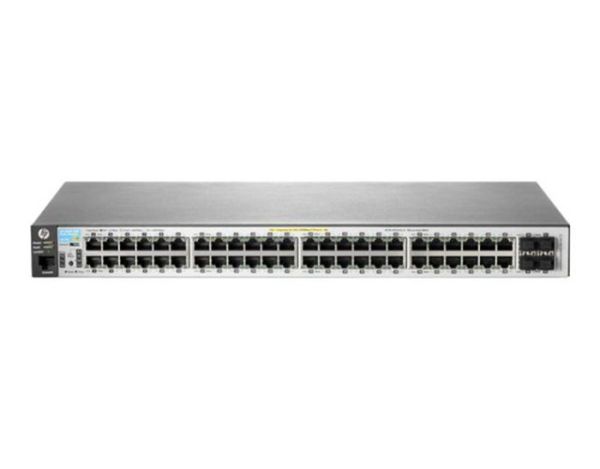 J9772AR - HPE Aruba 2530 48-Ports 1GbE PoE+ Rack-mountable, Wall-mountable Network Switch with 4-Ports SFP