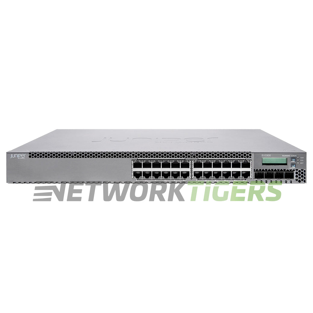 NEW Juniper EX3300-24T EX3300 Series 24x 1GB RJ45 4x 10GB SFP+ Switch