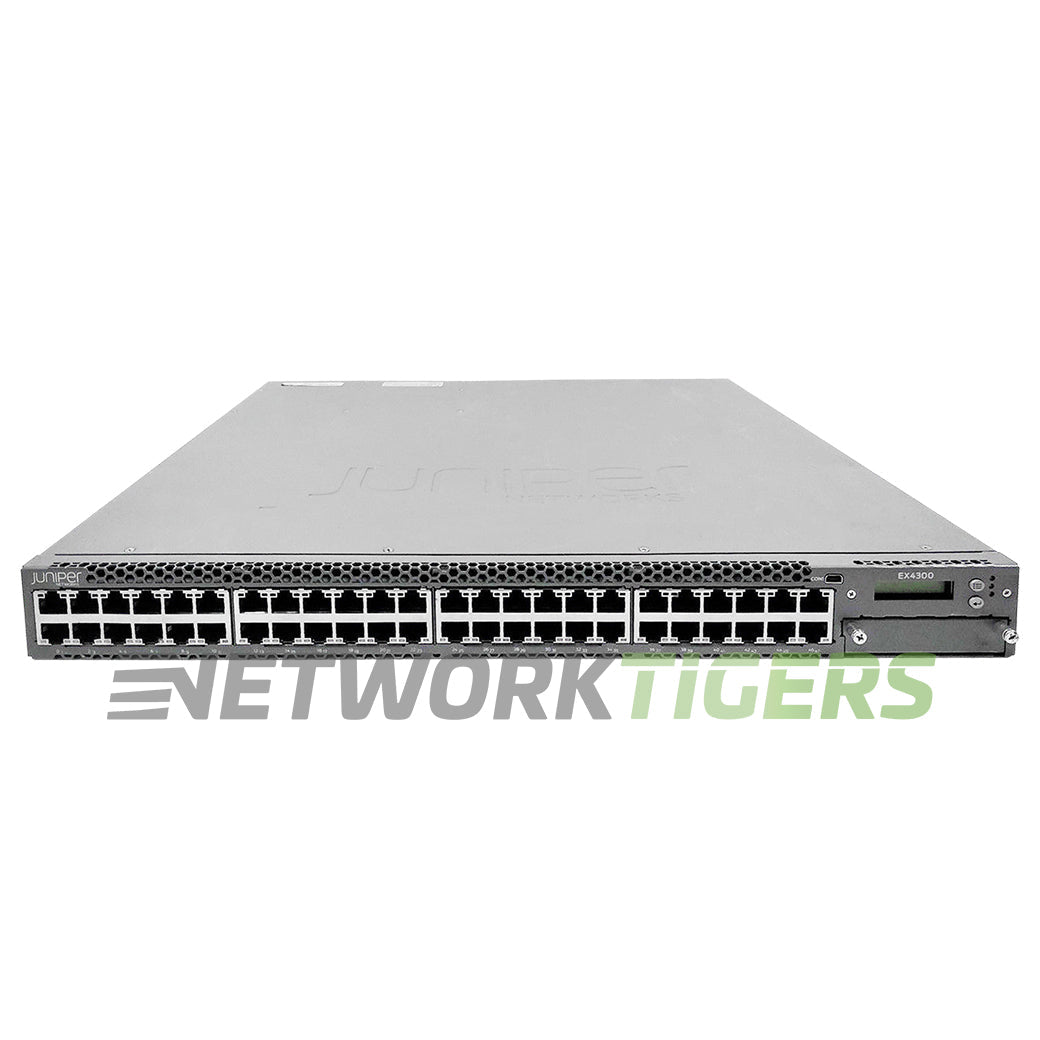 Juniper EX4300-48T-DC 48x 1GB RJ-45 4x 40GB QSFP+ F-B Airflow (DC) Switch