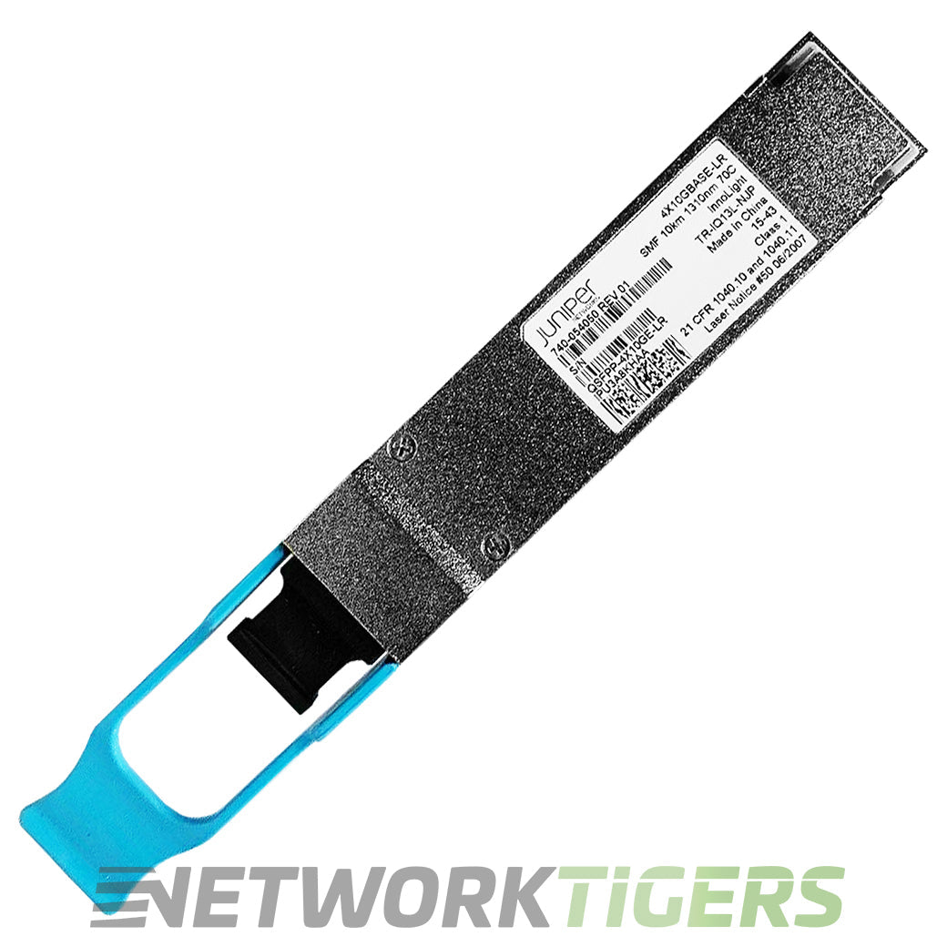 Juniper JNP-QSFP-4X10GE-LR 40GB BASE 1310nm SMF MPO-12 QSFP+ Transceiver