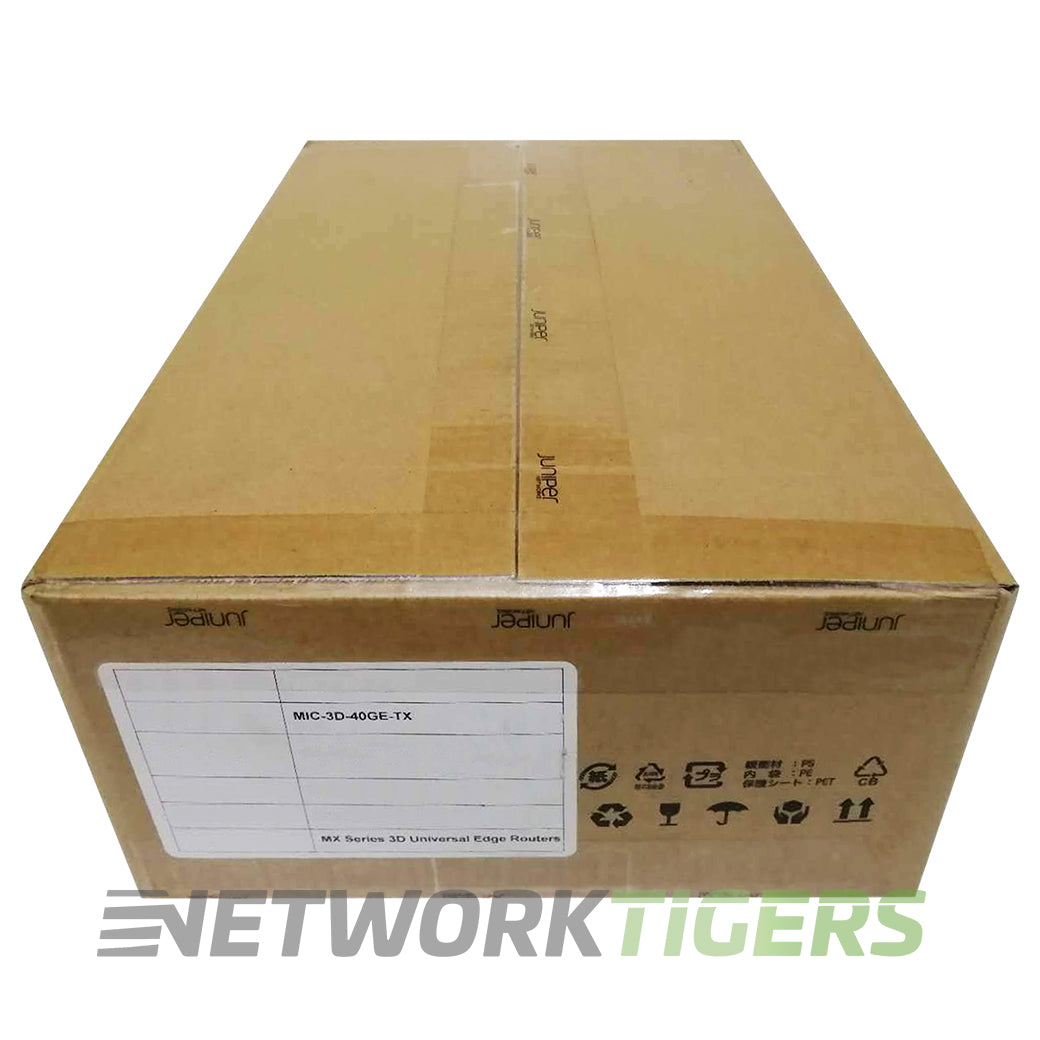 NEW Juniper MIC-3D-40GE-TX MX Series 40x 1GB RJ45 Router Module