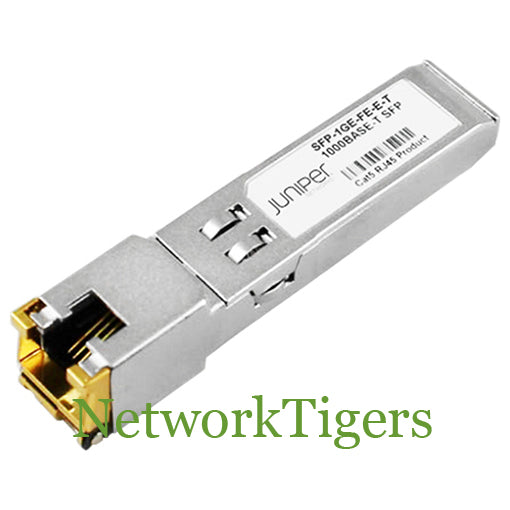 NEW Juniper SFP-1GE-FE-E-T 1GB BASE-T RJ45 100m SFP Transceiver