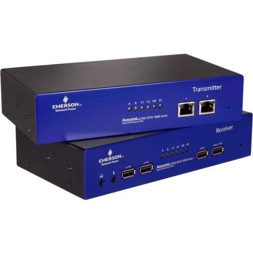 Vertiv Avocent LongView Dual Monitor, USB, Audio, CATx up to 100m / 330ft LongView DP, USB, audio, CatX Extender 150 Meters/500 ft (Single Head 4K 30 Hz Support)