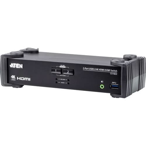 ATEN 2 Port USB 3.0 4K HDMI KVMP Switch 2 Computer(s)