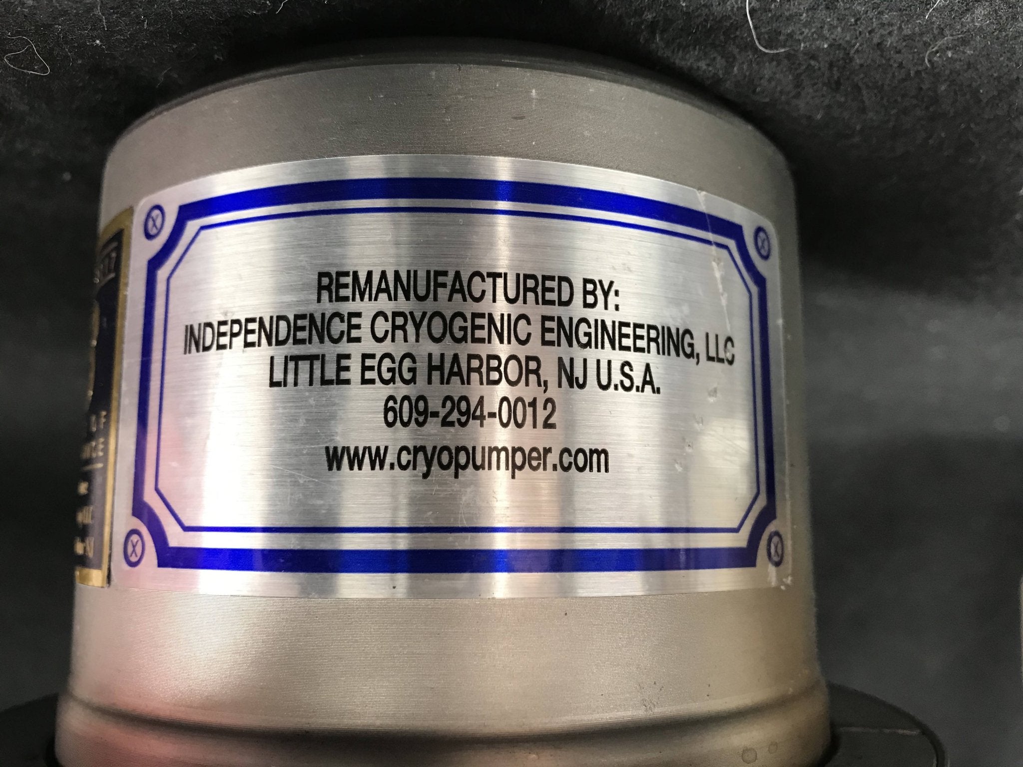 Leybold Helium Cryogenic Coldhead (380036/RGD 55/100-1 SDF) Philips