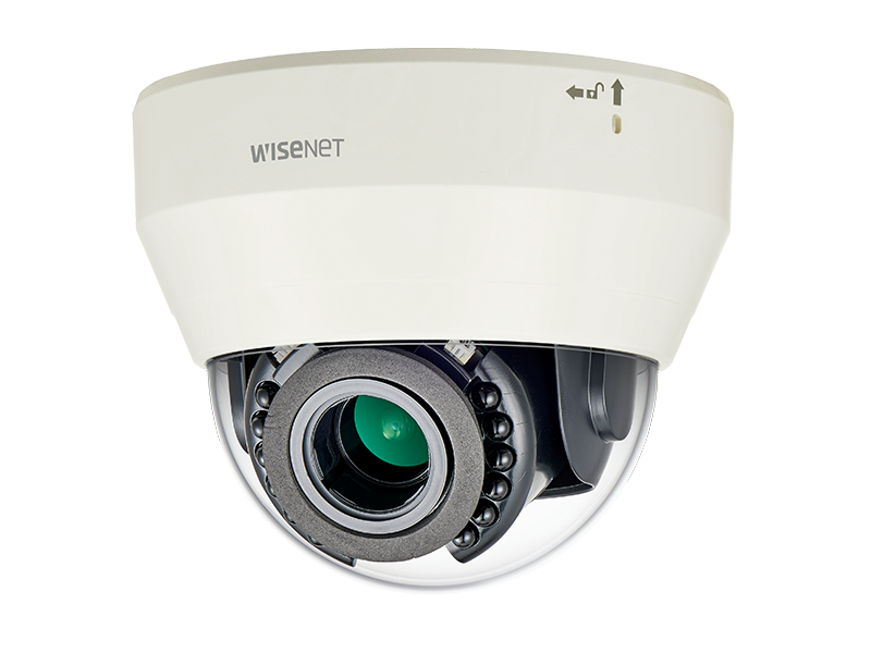 Hanwha LND-6071R 2MP IR Varifocal Indoor Dome Network Camera