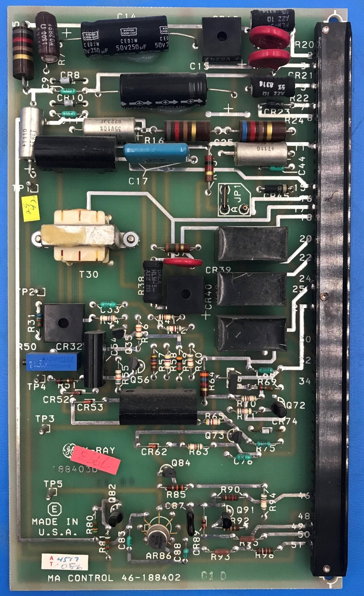MA Control PCB (46-188402 G1 D) GE Advantx