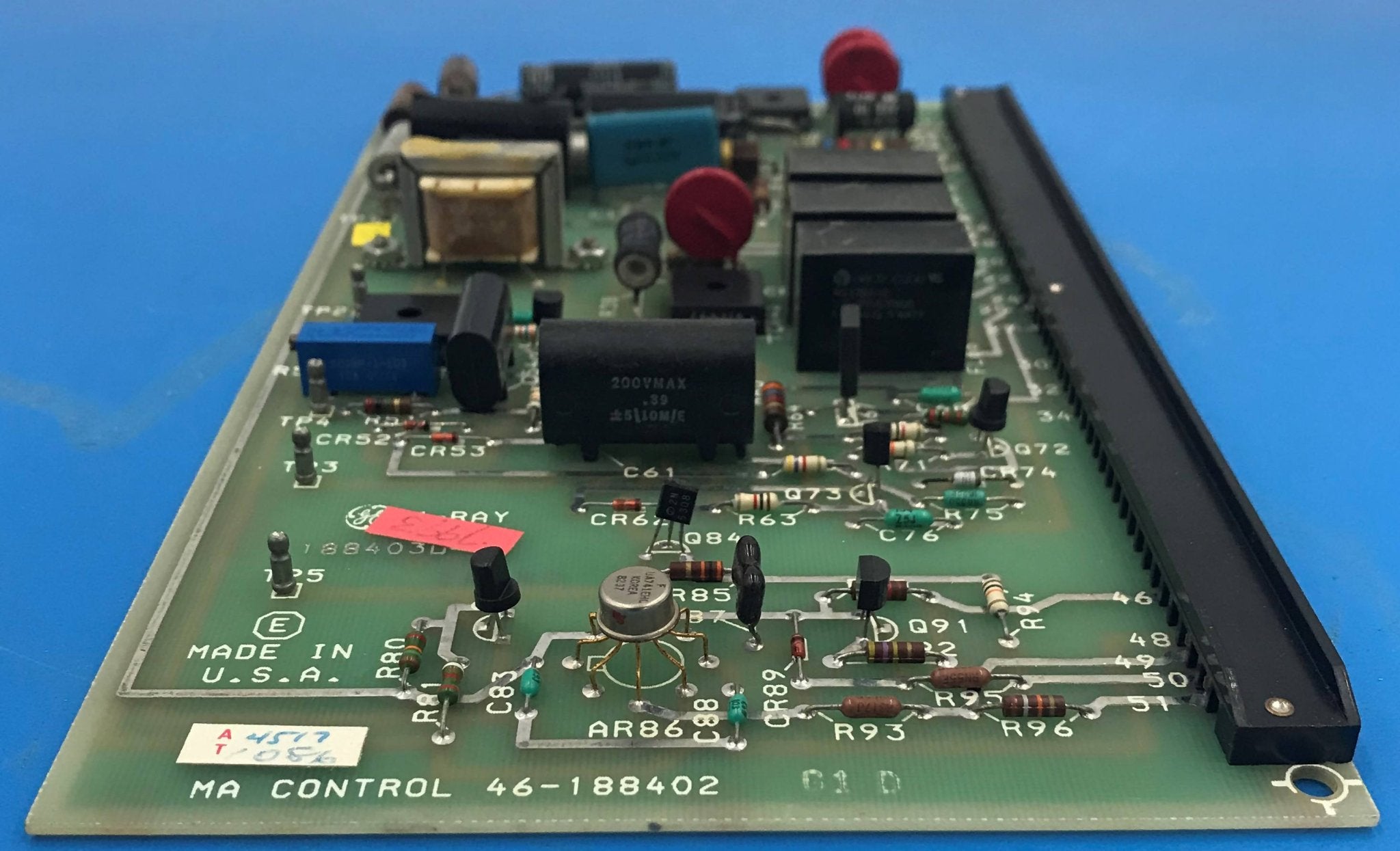 MA Control PCB (46-188402 G1 D) GE Advantx