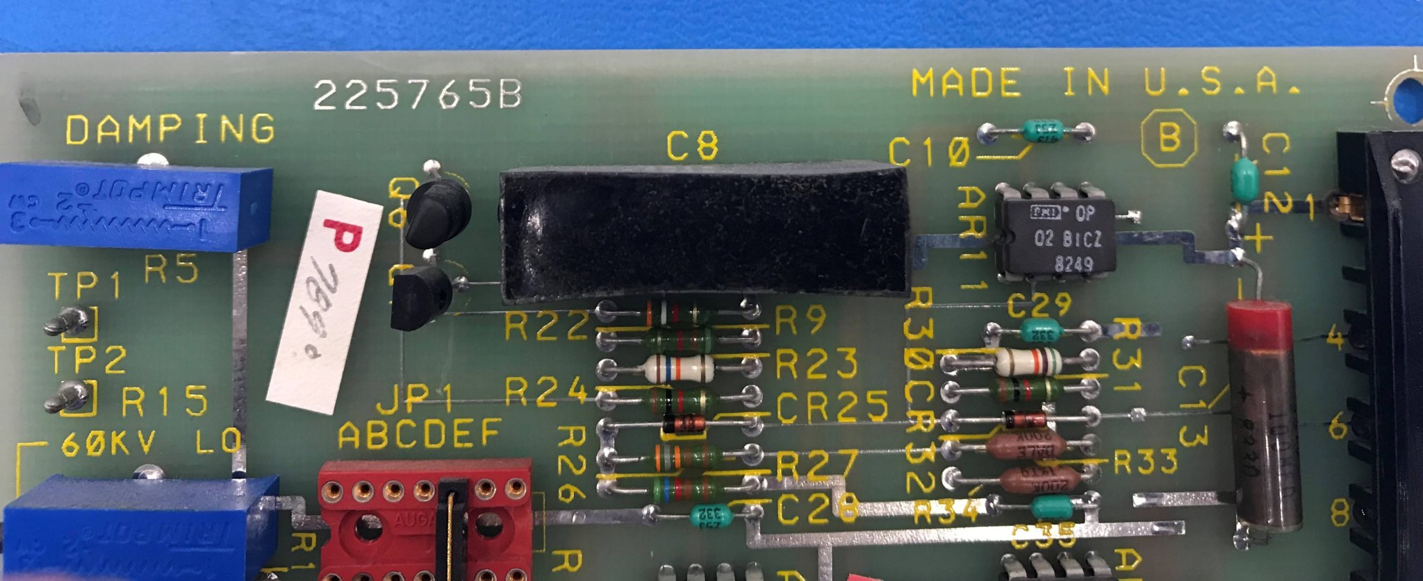 MA Taper X PCB (46-225764 G1 B) GE Advantx