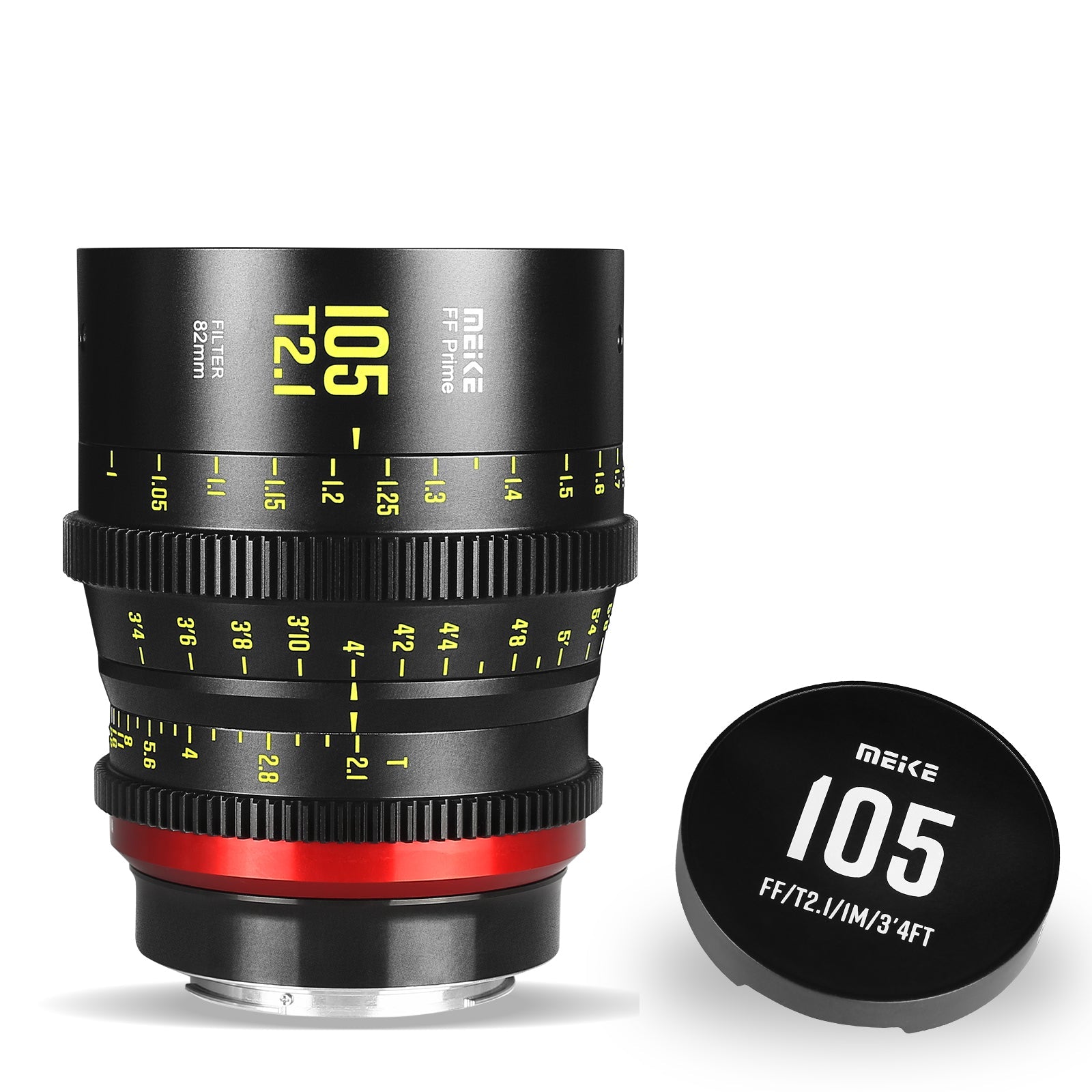 Meike Cinema Full Frame Cinema Prime 105mm T2.1 Lens (PL Mount)
