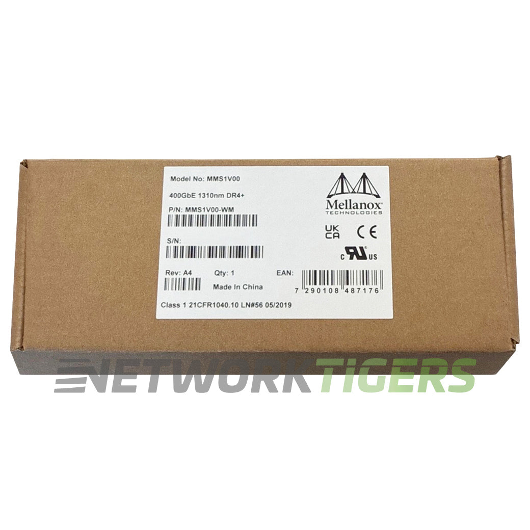 NEW Mellanox MMS1V00-WM 400GB BASE-DR4 SMF MPO 1310nm QSFP-DD Transceiver