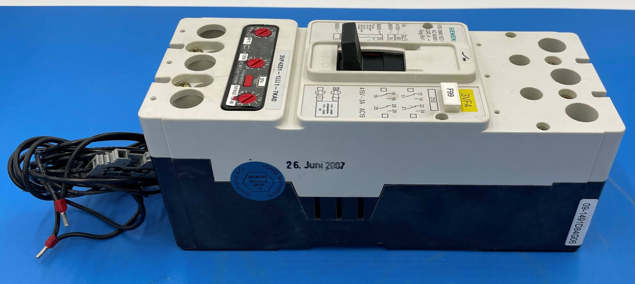 MOTOR OVERFLOW.SW F99 (03085156/3VF4231-1DF41-7KA0) SIEMENS