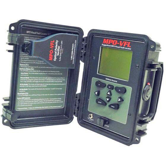 Visual Fault Locator MPO/MTP with Optical Polarity Verifier & OM3 Patch Cables