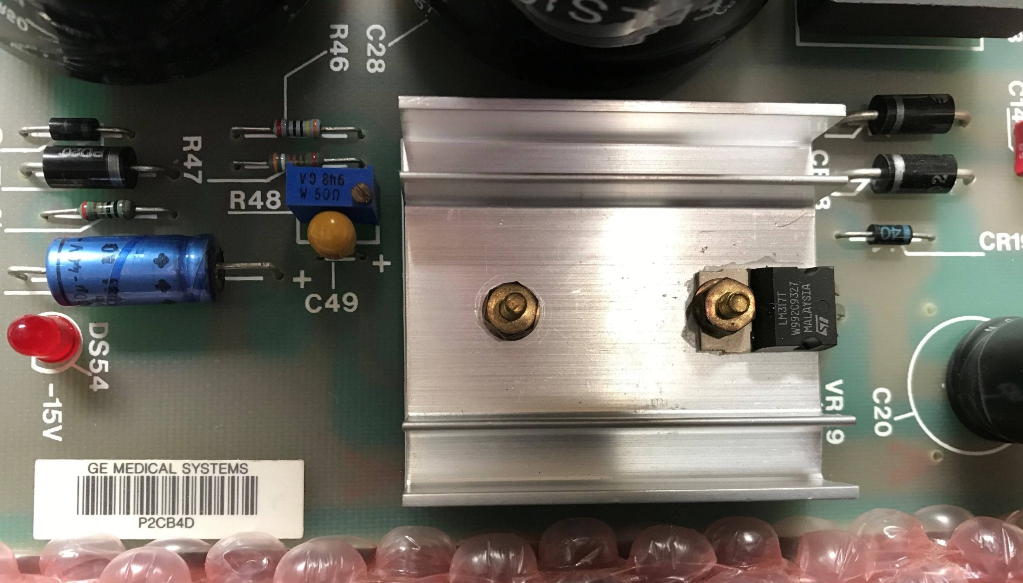 MVP80 Power Supply Board (03756G10 REV 6) GE