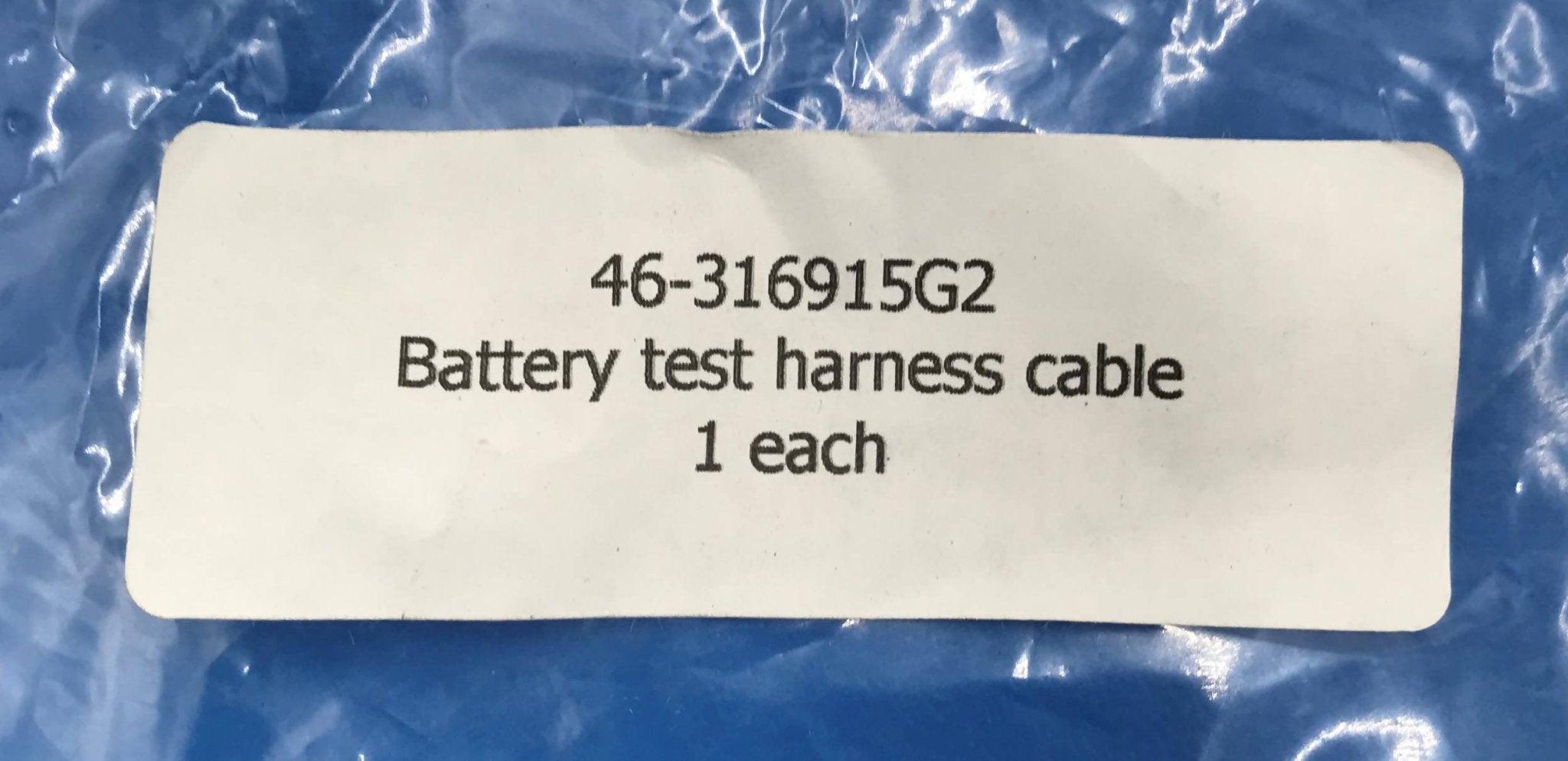 NEW Battery Test Harness Cable (46-316915G2) GE/AMX4