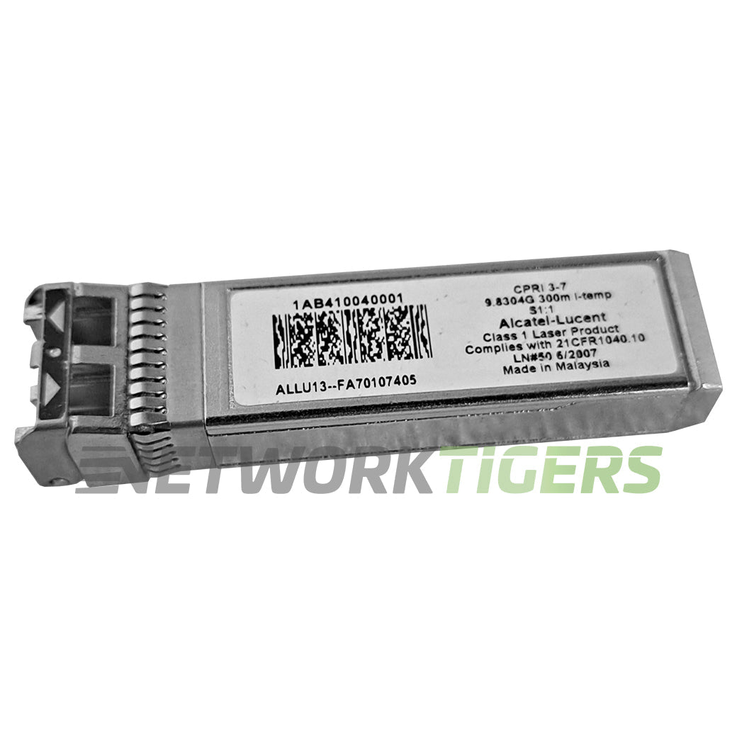 Alcatel-Lucent 1AB410040001 10GB BASE-SR 850nm MMF LC SFP+ Transceiver