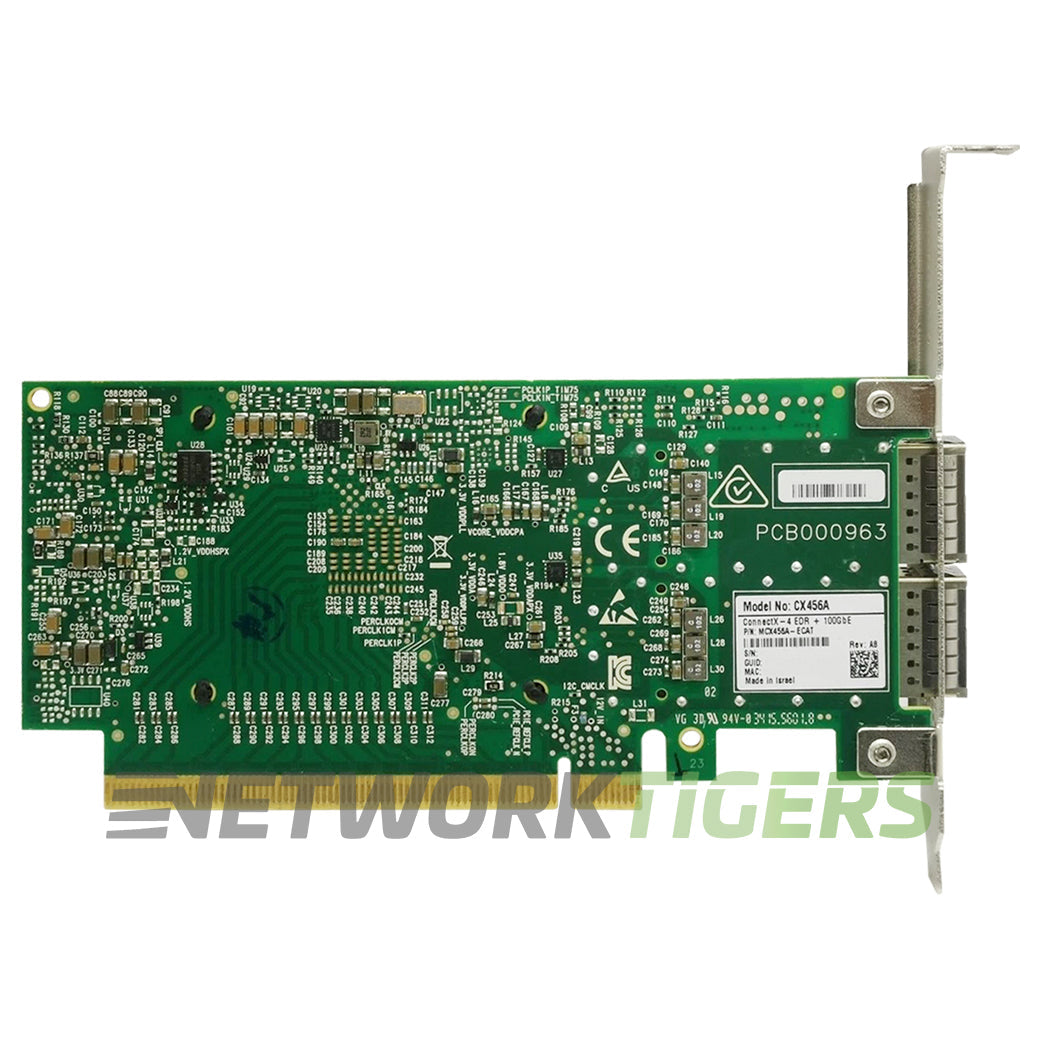 nVidia Mellanox MCX456A-ECAT ConnectX-4 2x 100GB QSFP28 Interface Card