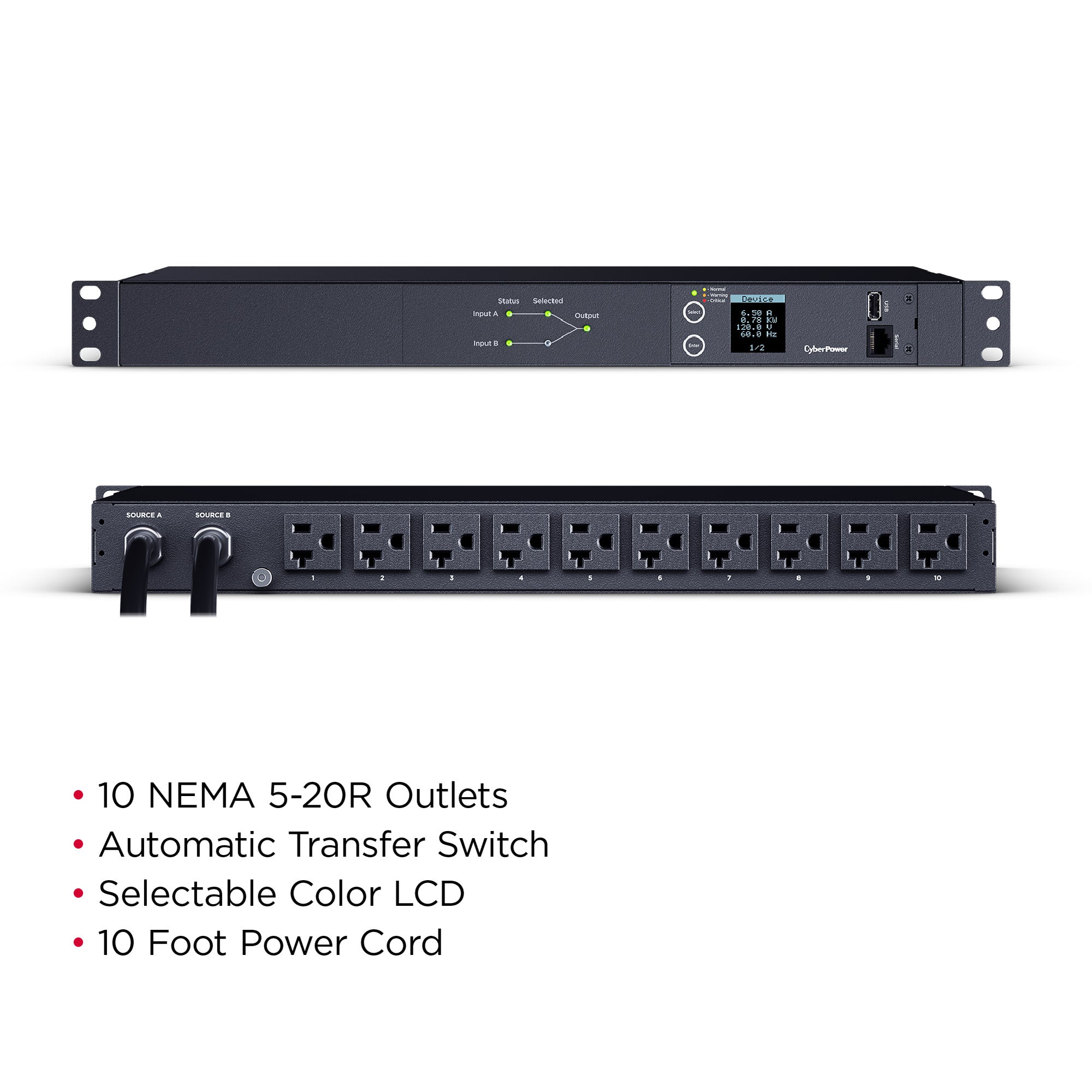 CyberPower PDU24002 Metered ATS