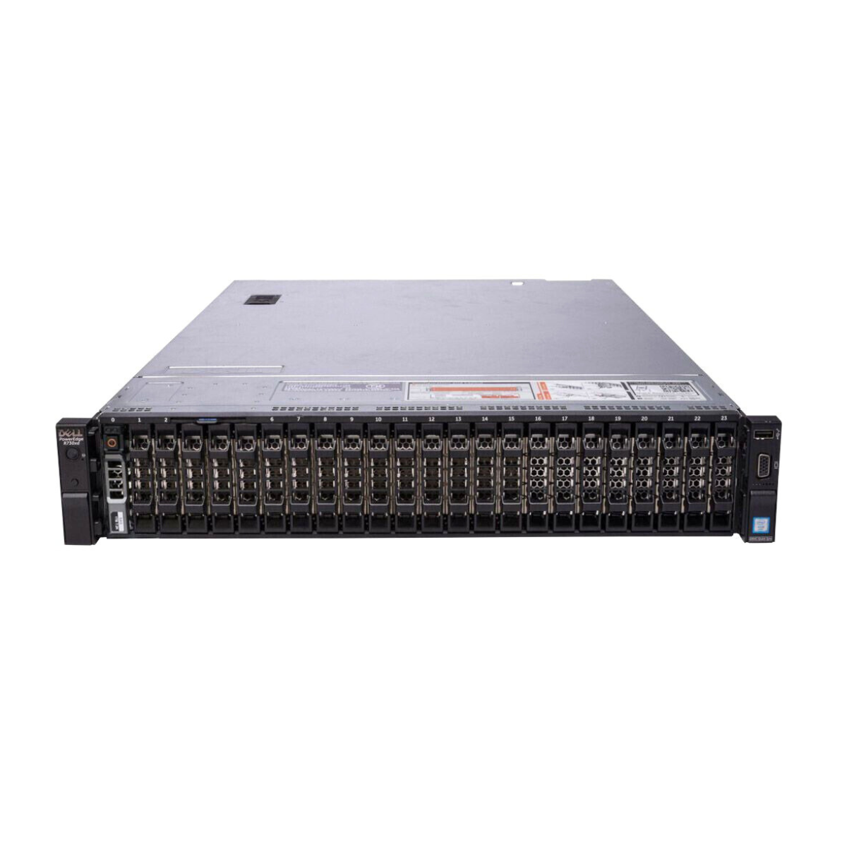Dell PowerEdge R730XD 24-bay Server 2x E5-2660 V4=28 Cores H730 256GB RAM 2TB SSD