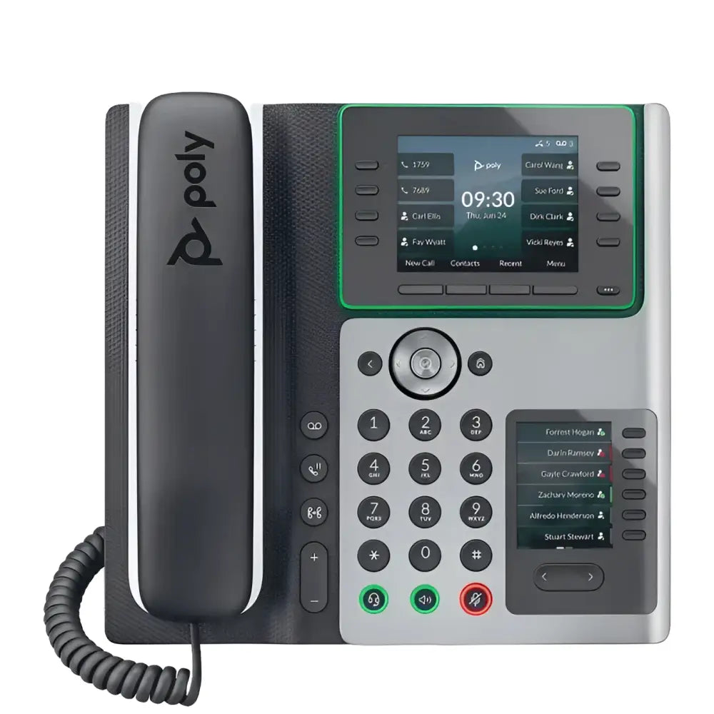 Poly Edge E450 IP Phone Wi-Fi Bluetooth PoE 2200-87030-025 82M90AA - New