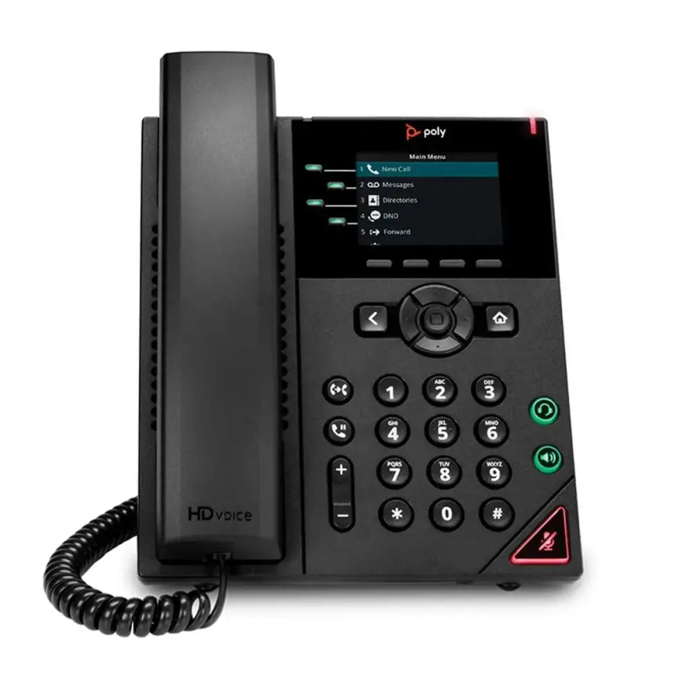 Polycom VVX 250 4-Line Gigabit IP Phone 2200-48820-025 - New