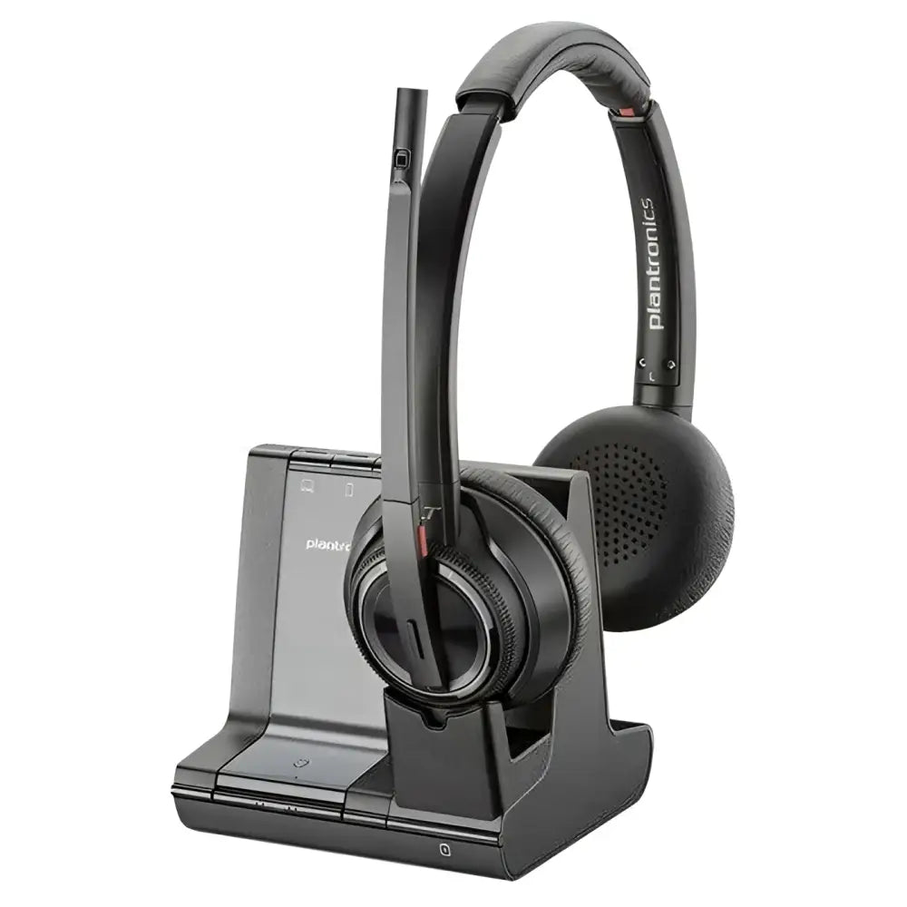 HP Poly Savi 8220-M Office Stereo DECT Wireless Headset - Microsoft Teams Certified (7S4B6AA#ABA, 207326-01) - New