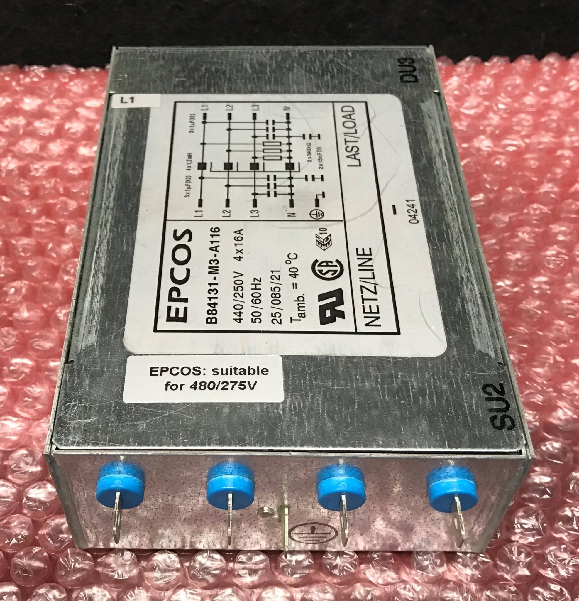 Power Line Filter Epcos (B84131-M3-A116) Philips Easy Diagnost